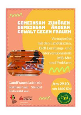 Flyer-Vortrag: Gewalt gegen Frauen © Armin Fischbach  / Armin Fischbach