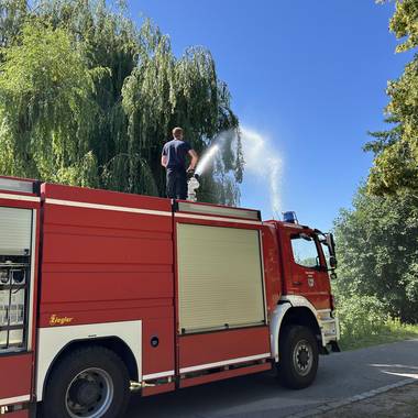 Belüftung des Stadtsees