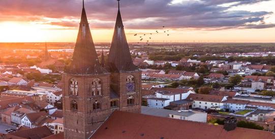 Luftbild Ansicht Sankt Marien
